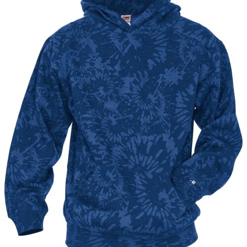 Youth Tie-Dyed Triblend Hooded Sweatshirt Thumbnail