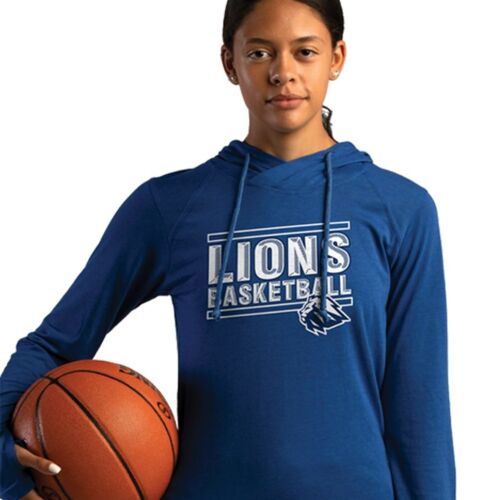 Women's Tri-Blend Surplice Long Sleeve Hooded T-Shirt Thumbnail