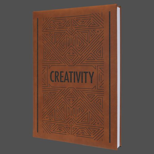 7" x 9 3/4" Leatherette Journal with Lined Notepad Thumbnail